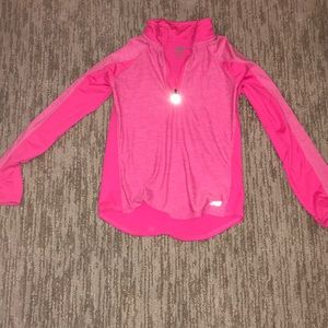 Workout hot pink long sleeve shirt